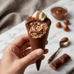 Cone Trufado de Kinder Bueno