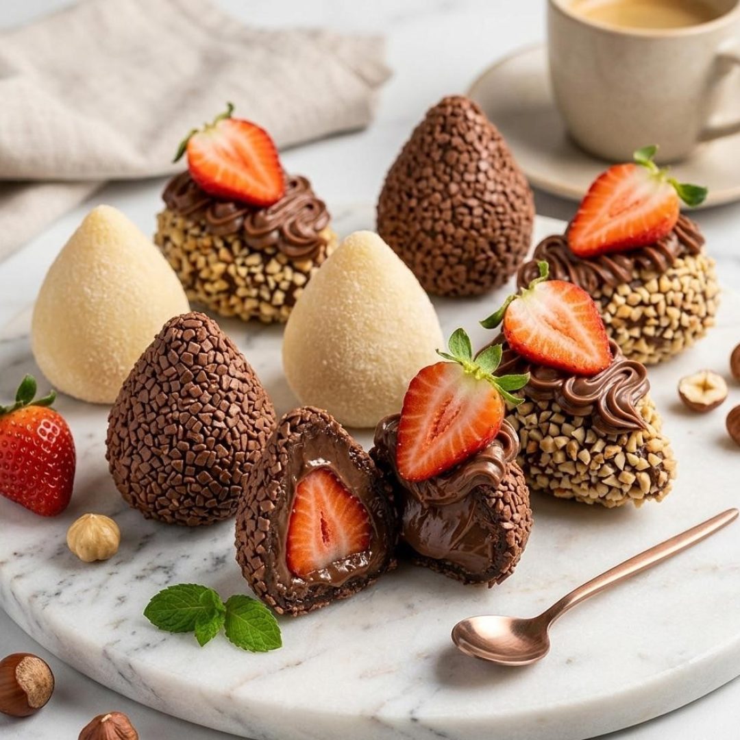 Coxinha de morango
